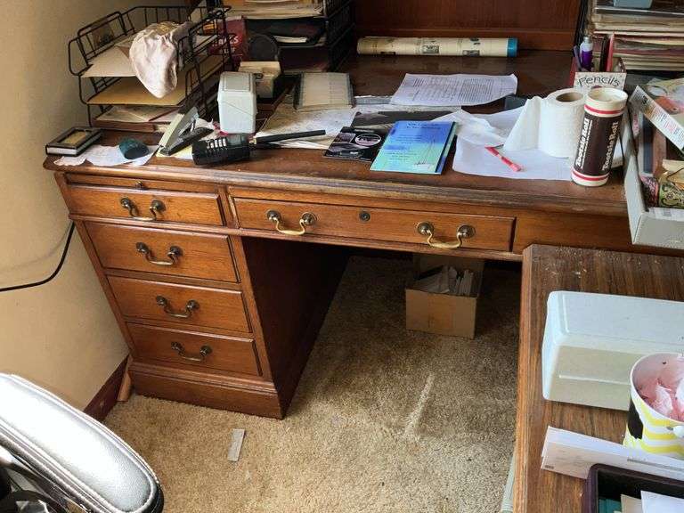 OFFICE DESK AND ALL CONTENTS