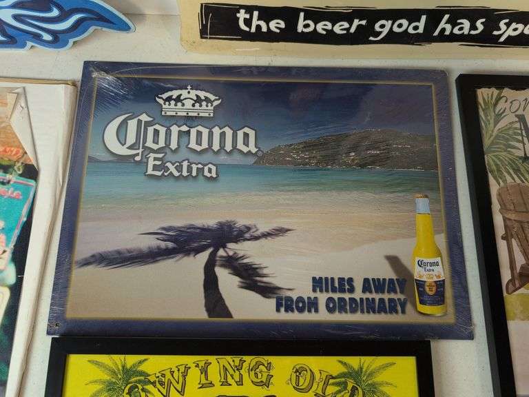 Bar signs - some metal