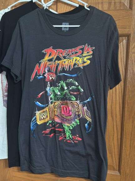 (5) Pro Wrestling Shirts (Size M)