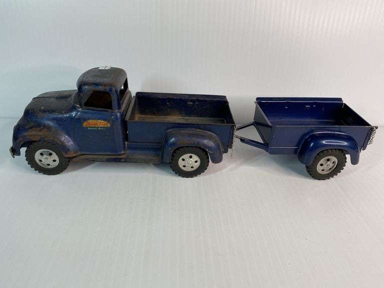 1950s Tonka Pick Up and Trailer