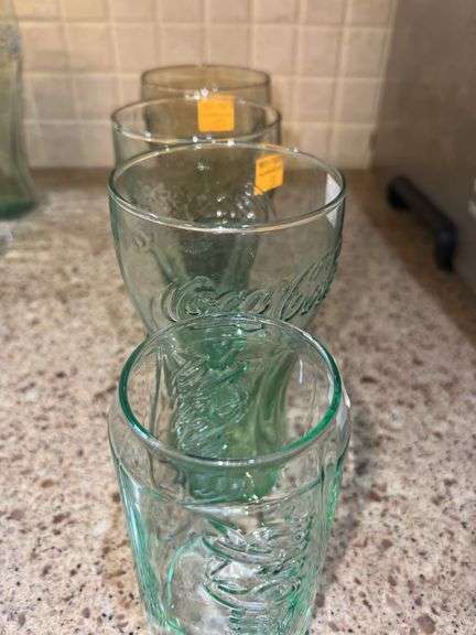 (4) CocaCola Glasses