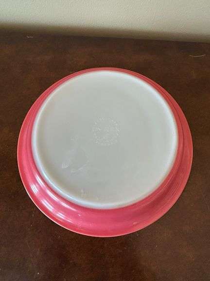 Flamingo Pink Pyrex Pie Plate