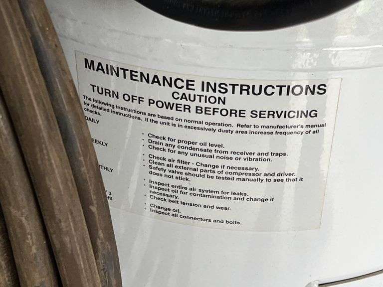 BelAire Model 5026VP 26 Gallon Air Compressor