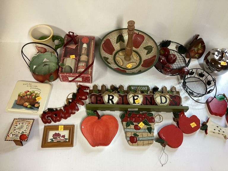 Assortment of Apple Decor