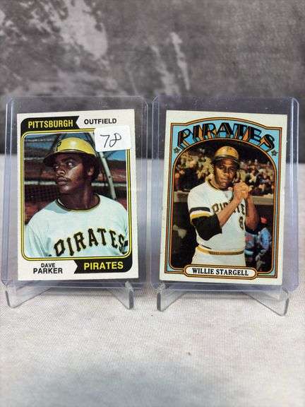 1972 Topps Willie Stargell & 1974 Topps Dave Parker (RC)  - EX+