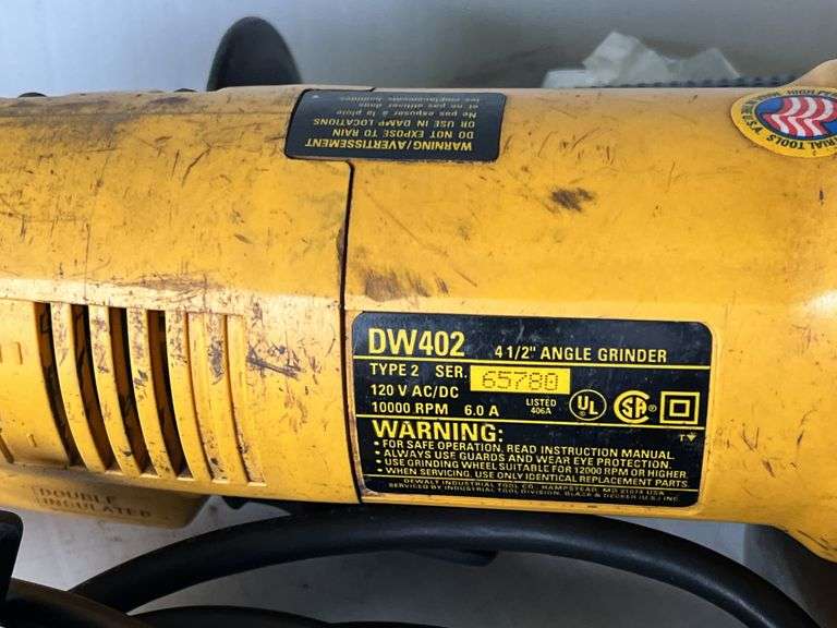DeWalt Grinder, Jig Saw, Air Grease Gun