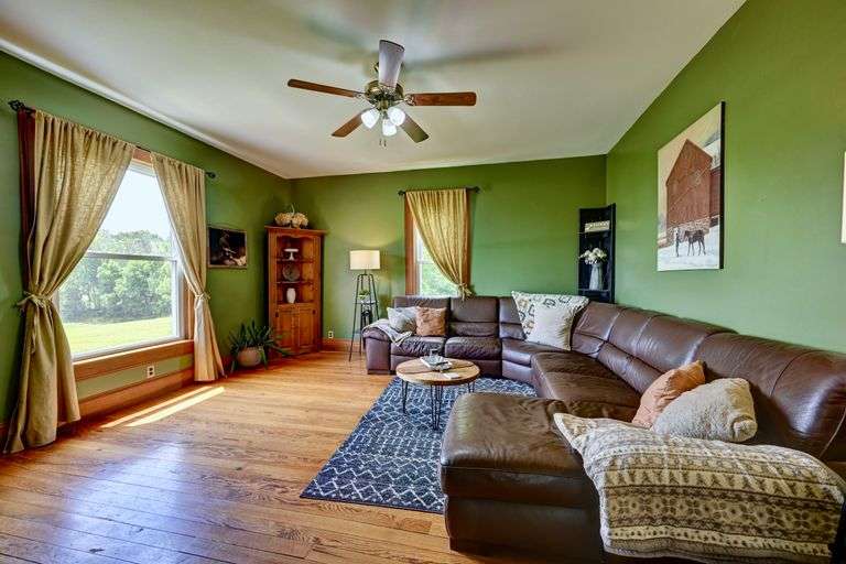 Parcel 1: 9.4 Acres with Farmstead, Pond and Cabin.