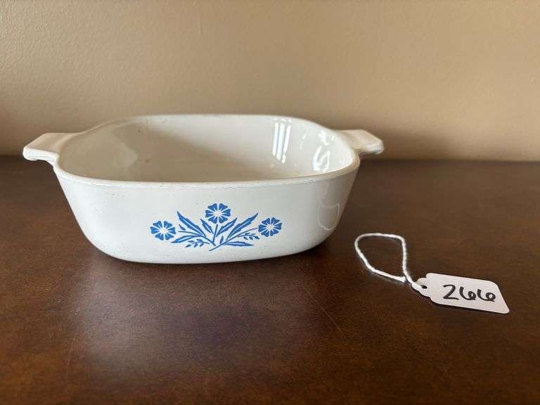 CorningWare Blue Cornflower Casserole Dish