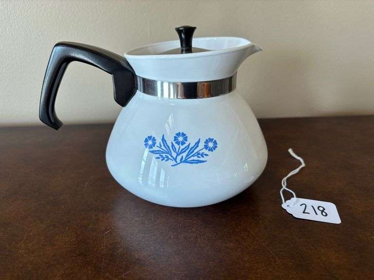 CorningWare Blue Cornflower 6-Cup Teapot
