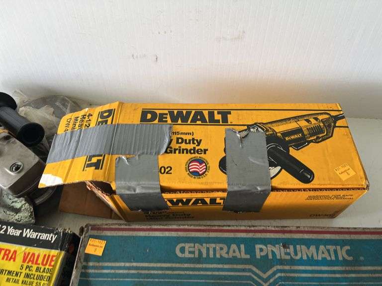 DeWalt Grinder, Jig Saw, Air Grease Gun