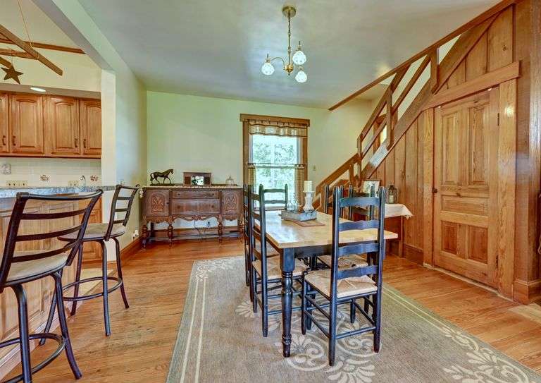 Parcel 1: 9.4 Acres with Farmstead, Pond and Cabin.