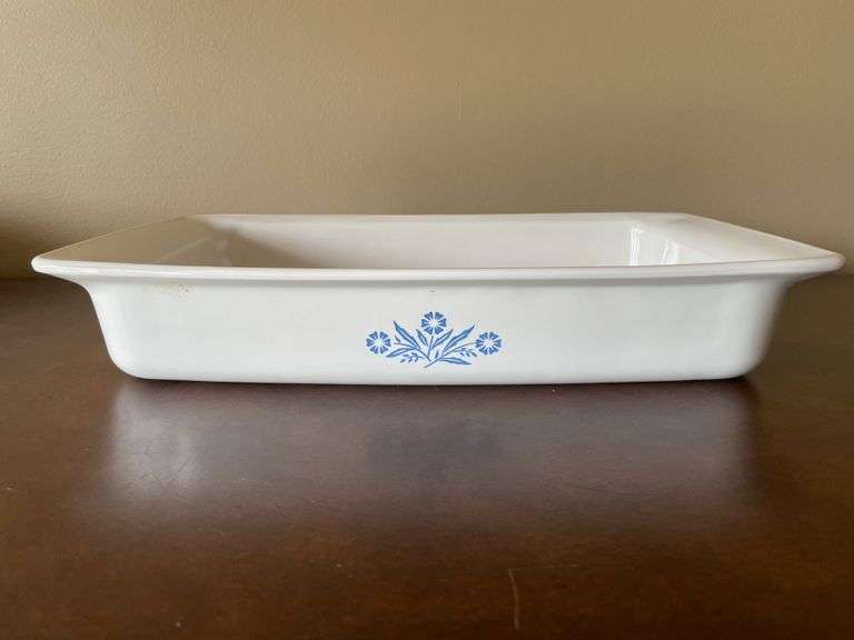 Corning Ware Blue Cornflower P-332 12x7x2