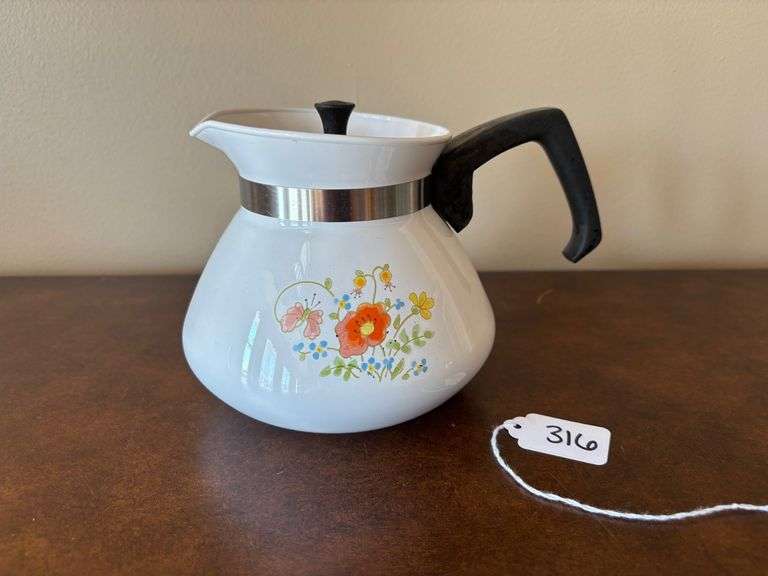 CorningWare Wildflower 6-Cup Teapot