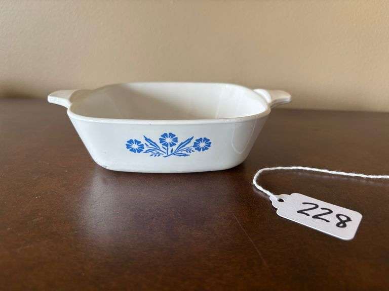 CorningWare Blue Cornflower Casserole Dish