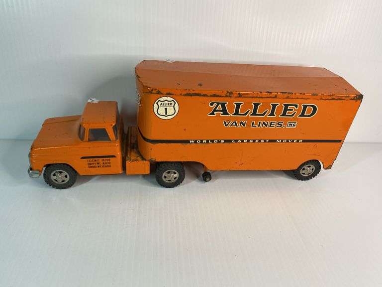 1950s Allied Van Lines Tonka Truck & Trailer