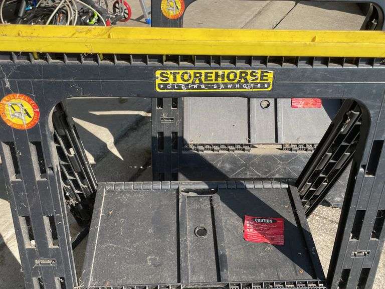 FOLDING SAWHORSE PAIR