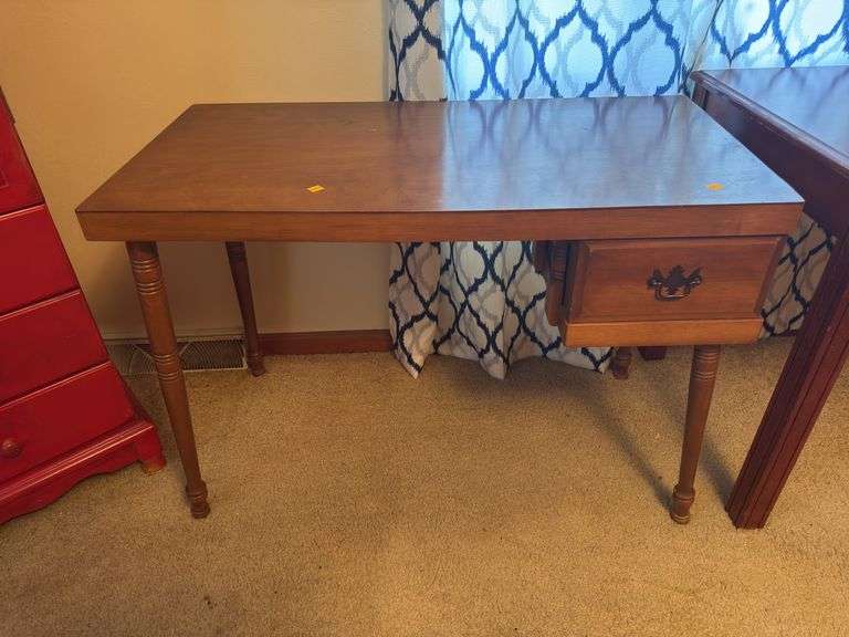 PAIR OF WOODEN TABLES