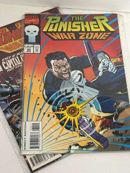 Marvel Comics The Punisher: War Zone Vol. 1 #’s 1, 14, 16, 27, 30 and 33