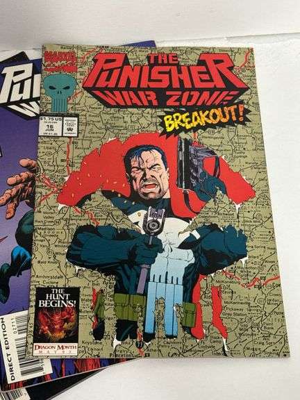 Marvel Comics The Punisher: War Zone Vol. 1 #’s 1, 14, 16, 27, and 32