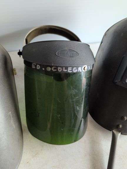 (4) welding masks and face shields - (3) Jackson and (1) Fibre-Metal
