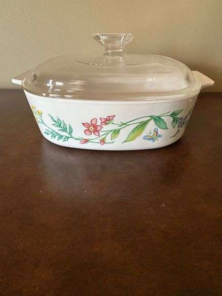 CorningWare My Garden A-2-B Casserole Dish with Lid