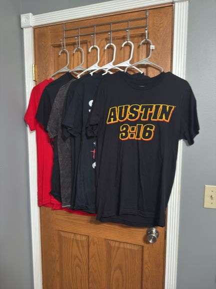 (6) Pro Wrestling Shirts (Size M)