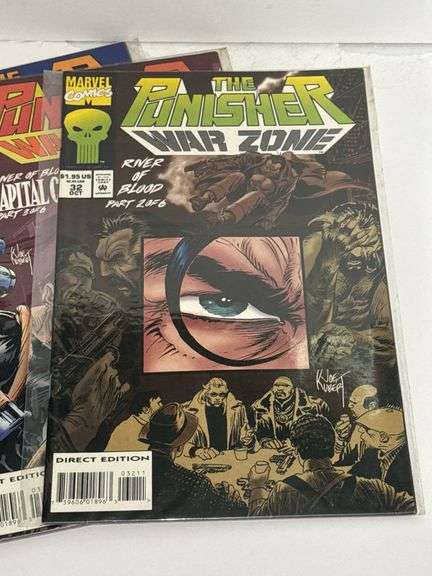 Marvel Comics The Punisher: War Zone Vol. 1 #’s 30, 31, 32, 33 and 34
