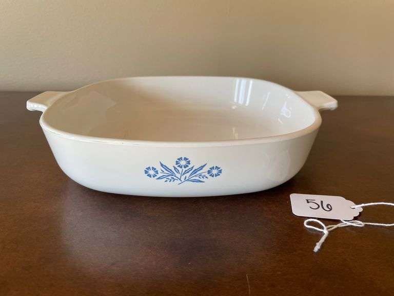 Corning Ware Blue Cornflower Casserole Dish