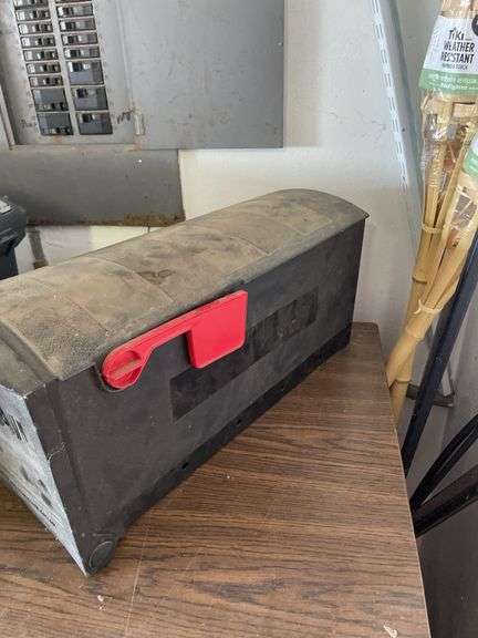 MAILBOX, PLANT HANGER, TIKI TORCHES