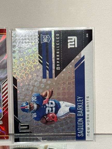 Assortment of NFL Elite Running Backs Sports Cards (8 Cards Total)