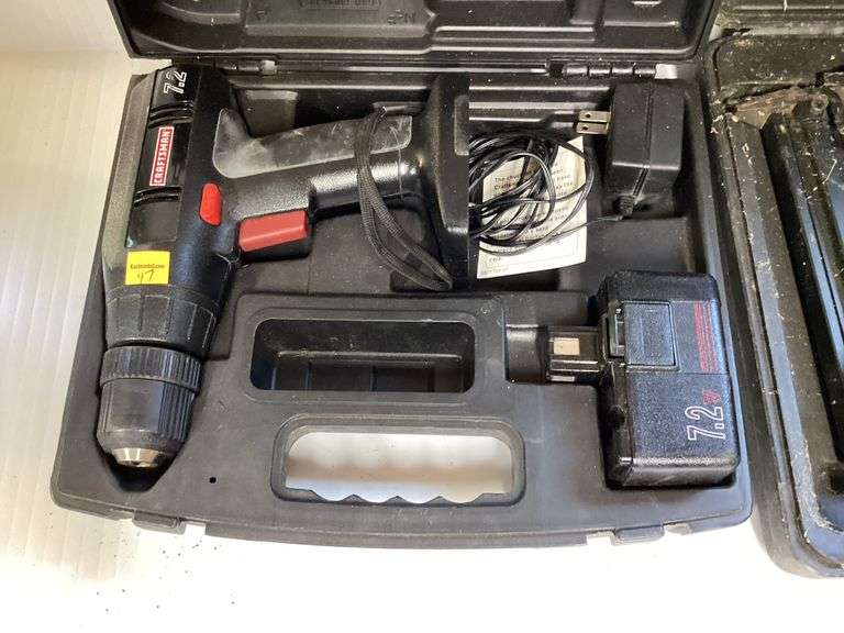 Craftsman 7.2 Cordless Drill, Craftsman Electric Brad Nailer