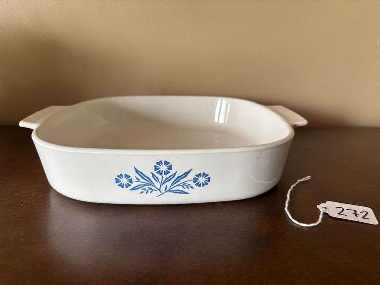 CorningWare Blue Cornflower Casserole Dish