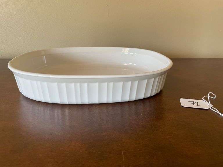 Corning Ware French White Casserole Dish