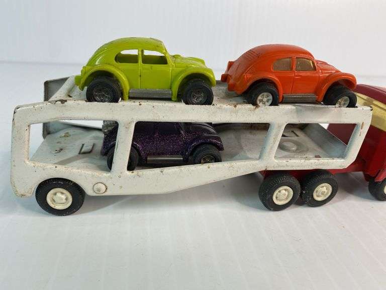 Tonka Mini Car Hauler with 3 Vehicles