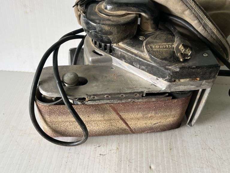 Belt Sander, Glue Gun, Drill
