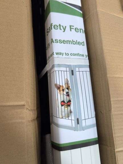 Upright Rollator Walker and pet safety fence - both new in box