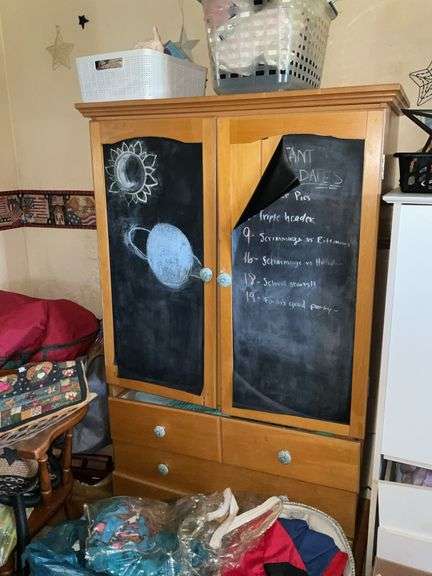 WOODEN ARMOIRE