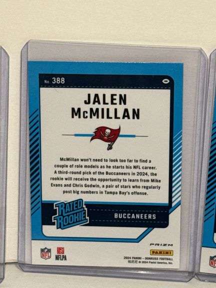 2024 Donruss Optic Rated Rookie Red Pandora Short Print Parallel Refractors of Jonathon Brooks, Roma