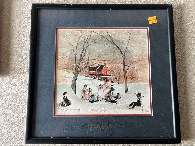 1996 P. Buckley Moss For the Love of Children 18,637 Signed Lithograph