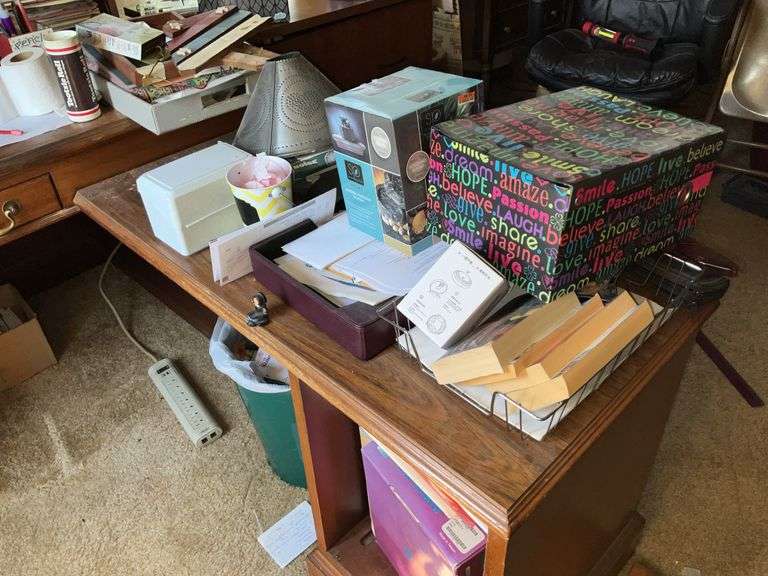 OFFICE DESK AND ALL CONTENTS