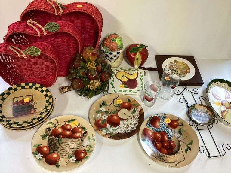 Assortment of Apple Decor