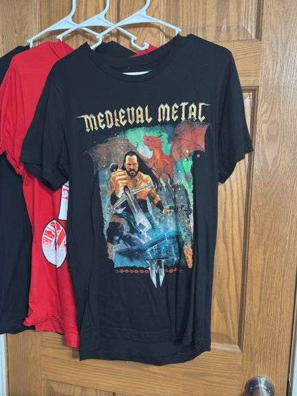 (5) Pro Wrestling Shirts (Size M)