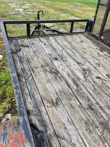 Carry-All bumper hitch trailer w/ side and rear drop gates