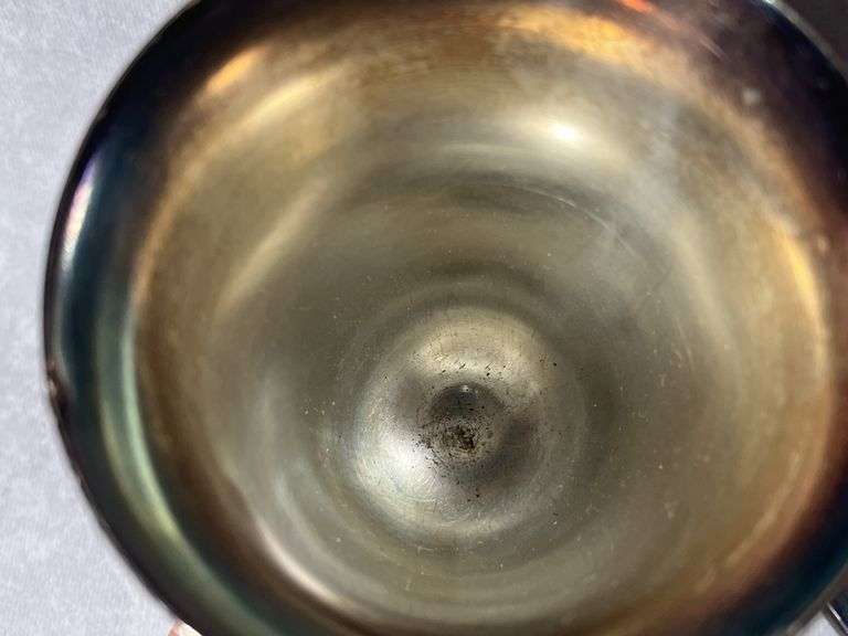 Wine Goblets, Possibly Sterling, 9 oz total weight