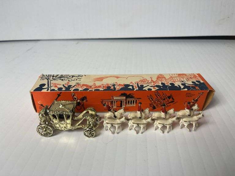 A. Barrett & Sons, Miniature Coronation Coach with Box. Pre Matchbox