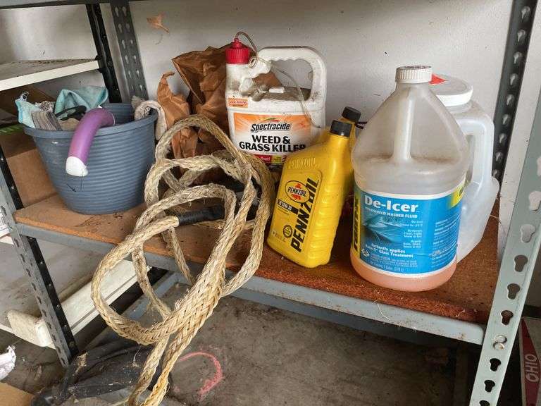 SHELF AND ITS CONTENTS (PICTURED)