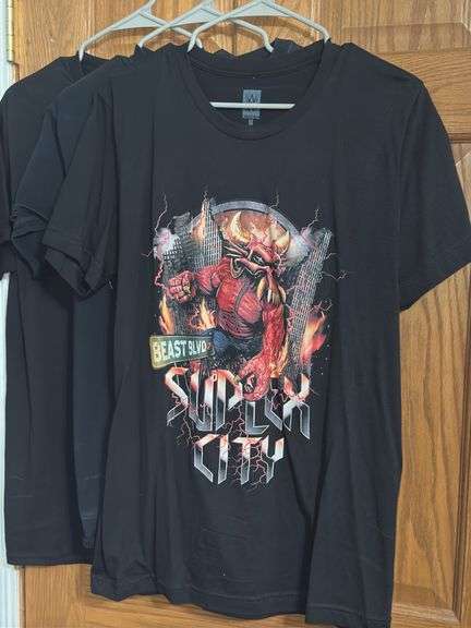 (5) Pro Wrestling Shirts (Size M)