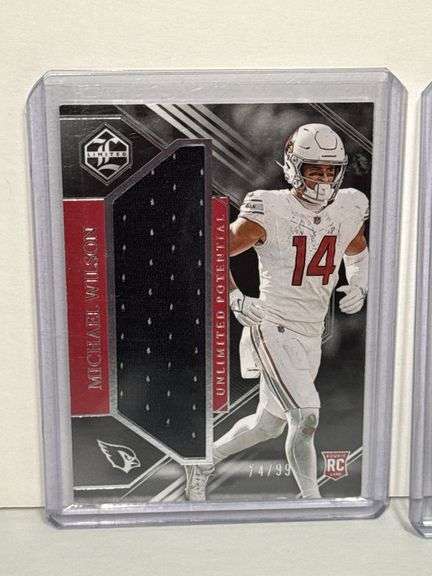 2021 Donruss Optic Rated Rookie Pat Freiermuth Blue Hyper Short Print Parallel RC, 2024 Panini Prizm