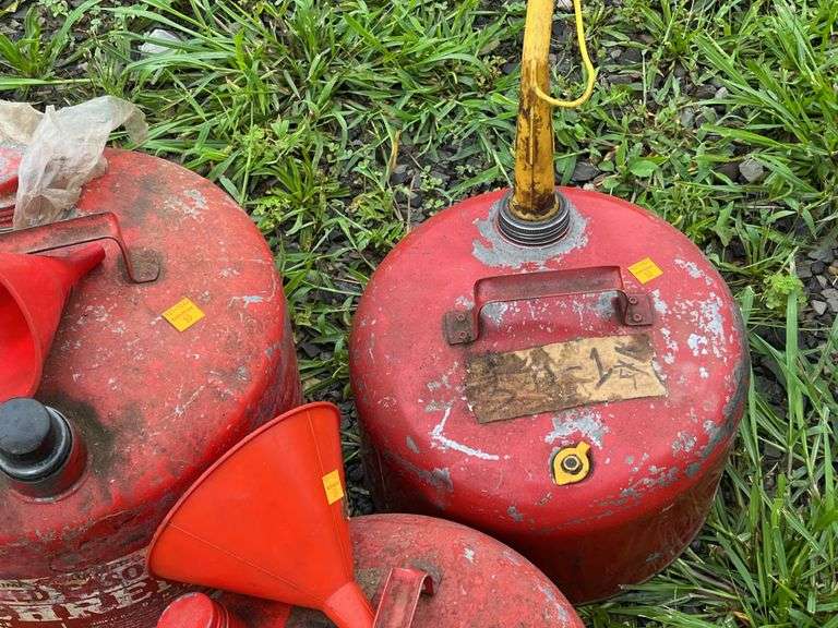 Gas Cans and Funnels