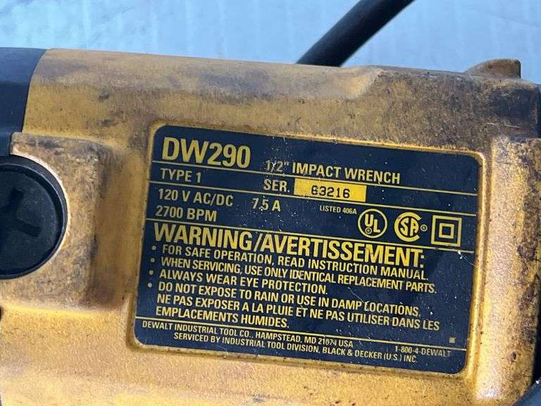 DeWalt 1/2” Impact Wrench